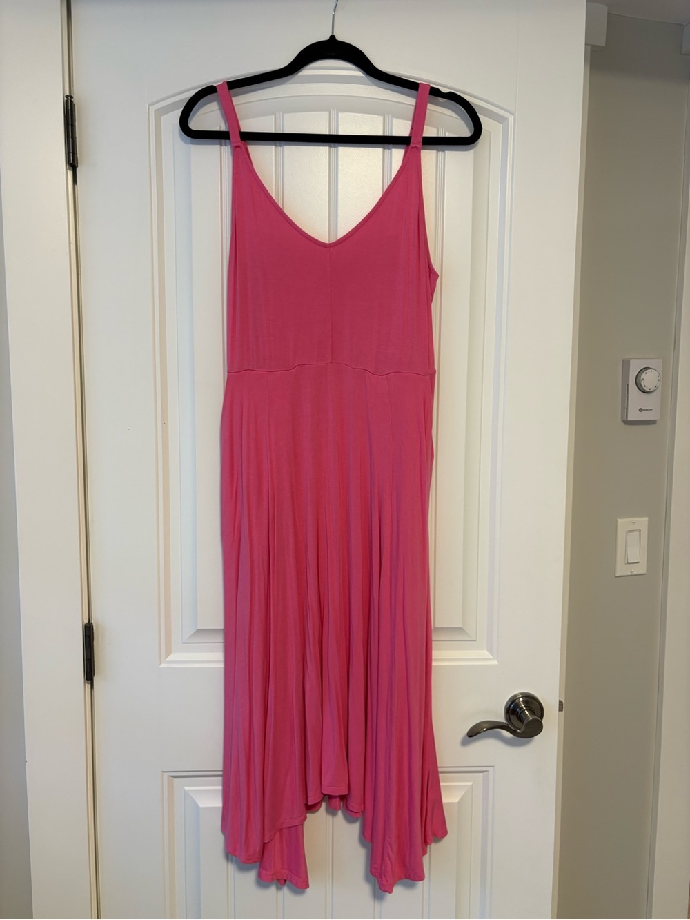 torrid Hot Pink V-Neck High-Low Maxi Dress